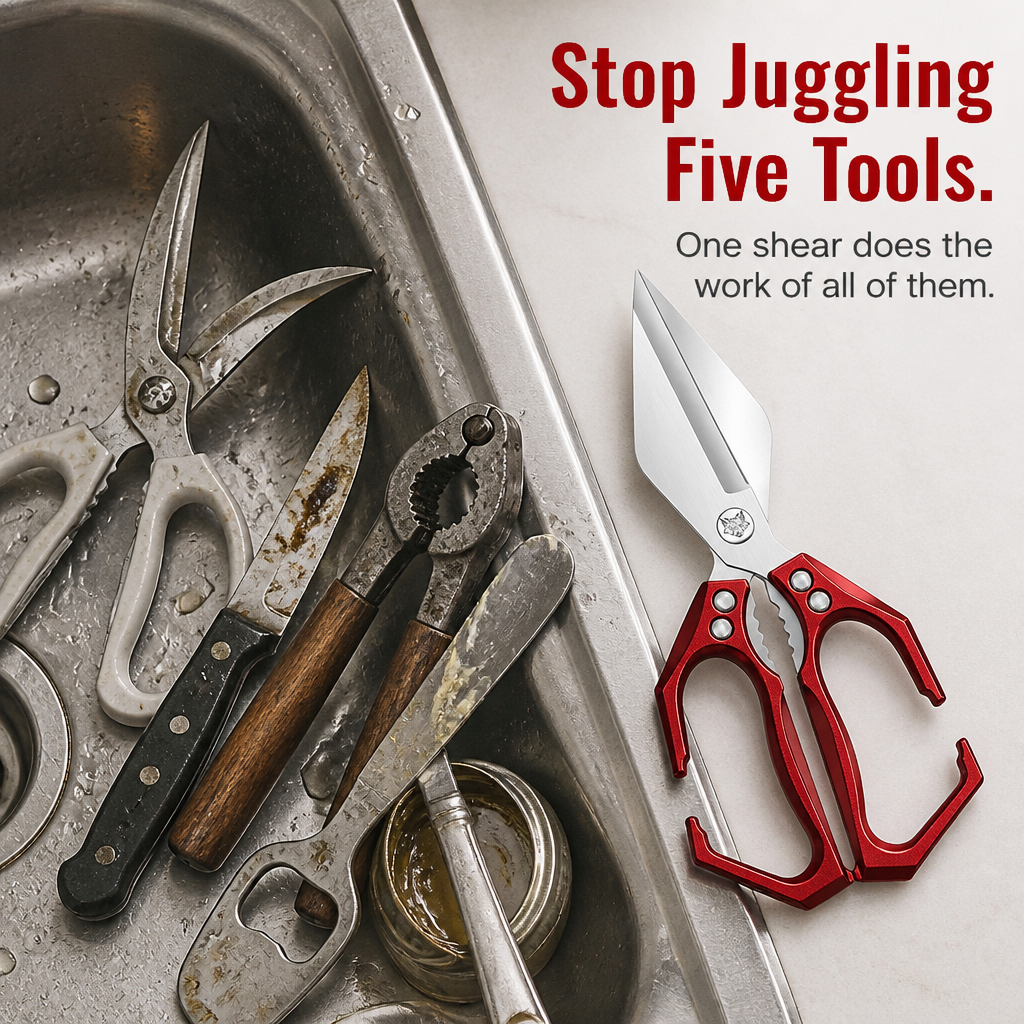 ChefClaw™ — Snap Bones, Crack Shells & Skip the Chef's Knife
