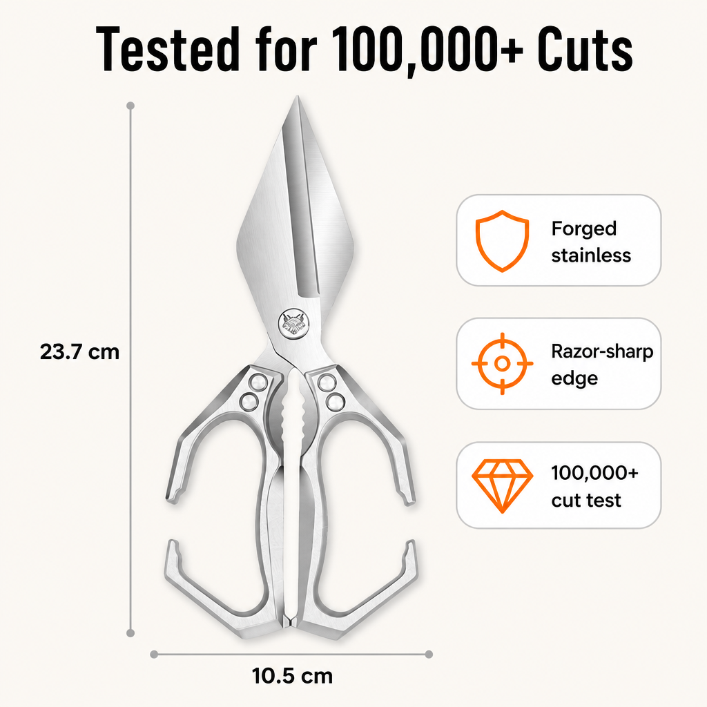 ChefClaw™ — Snap Bones, Crack Shells & Skip the Chef's Knife