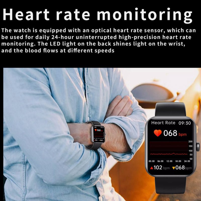 Multi-Functional Activity and Heart Rate Tracking Watch for Daily Use