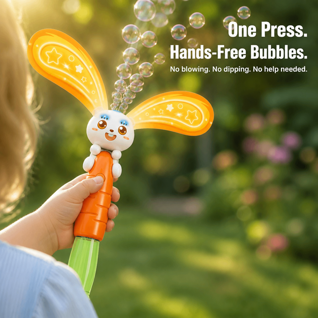 BubbleBliss™ — Pull Kids Off the iPad With Glowing One-Click Bubble Play
