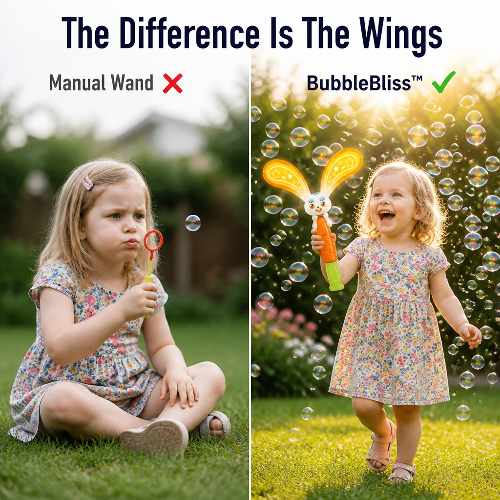 BubbleBliss™ — Pull Kids Off the iPad With Glowing One-Click Bubble Play