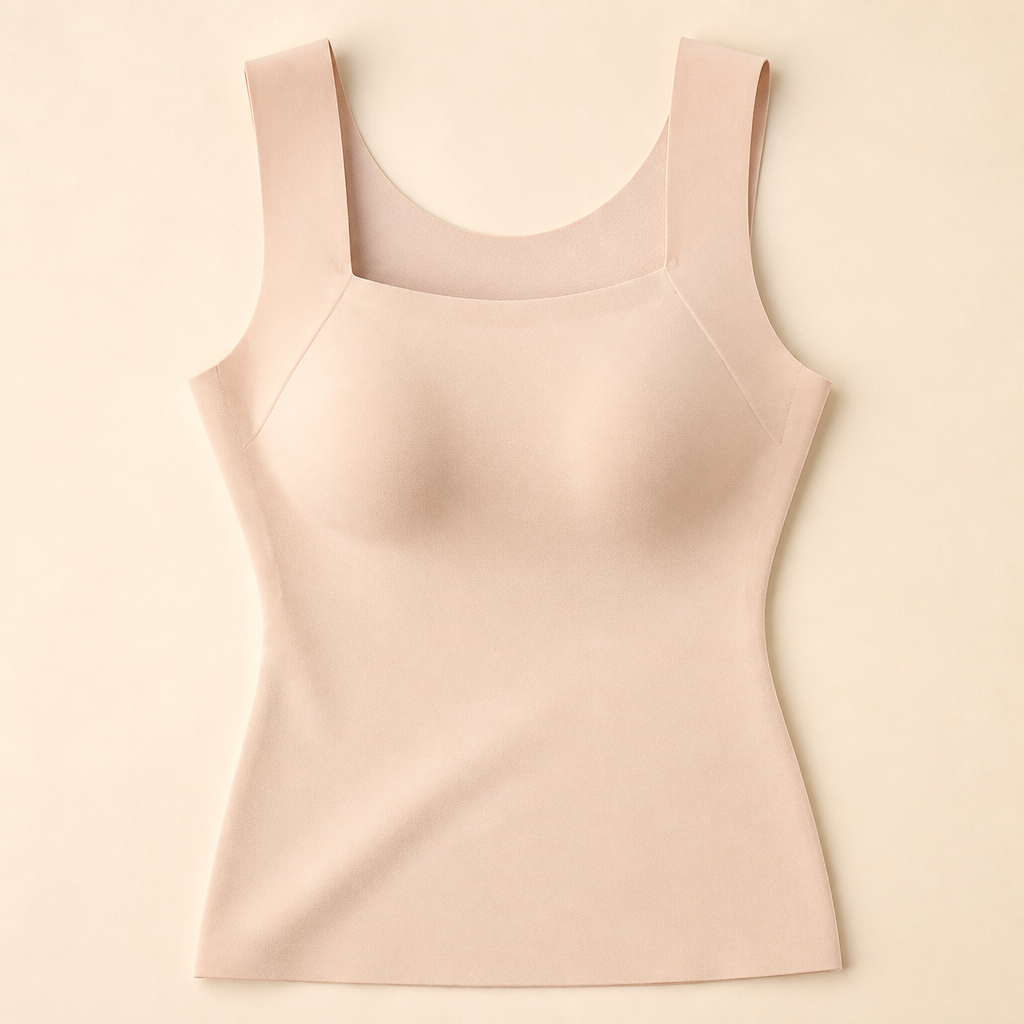 EmberaFit™ – Seamless Sculpting Tank with Built-In Shelf Bra
