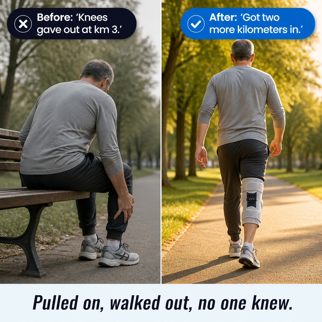 GlideEase™ — Climb Stairs Again Without Gripping the Railing