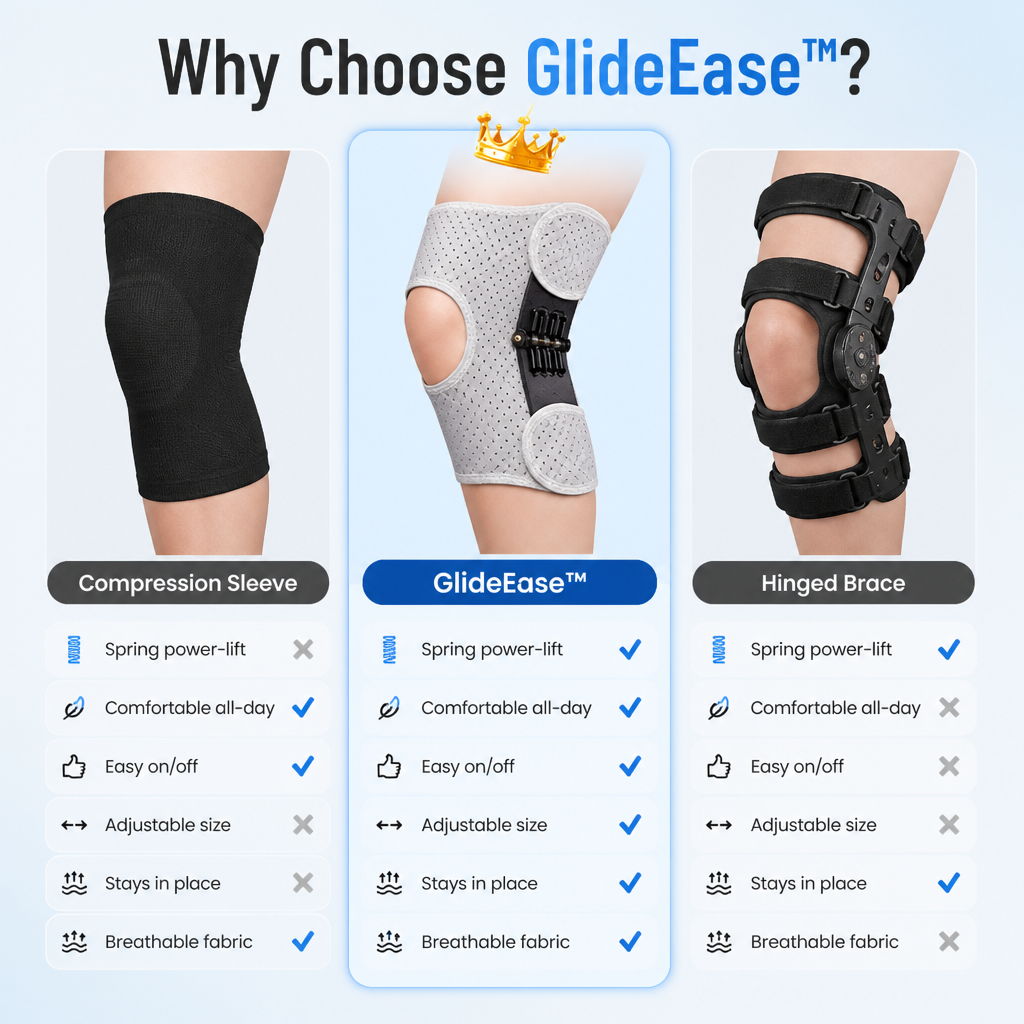 GlideEase™ — Climb Stairs Again Without Gripping the Railing