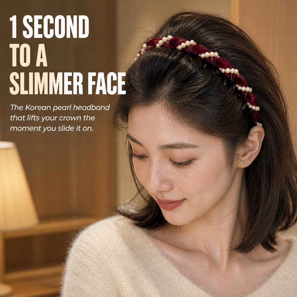 LumaPearl™ — Slide It On for Instant Crown Volume and a Slimmer V-Face
