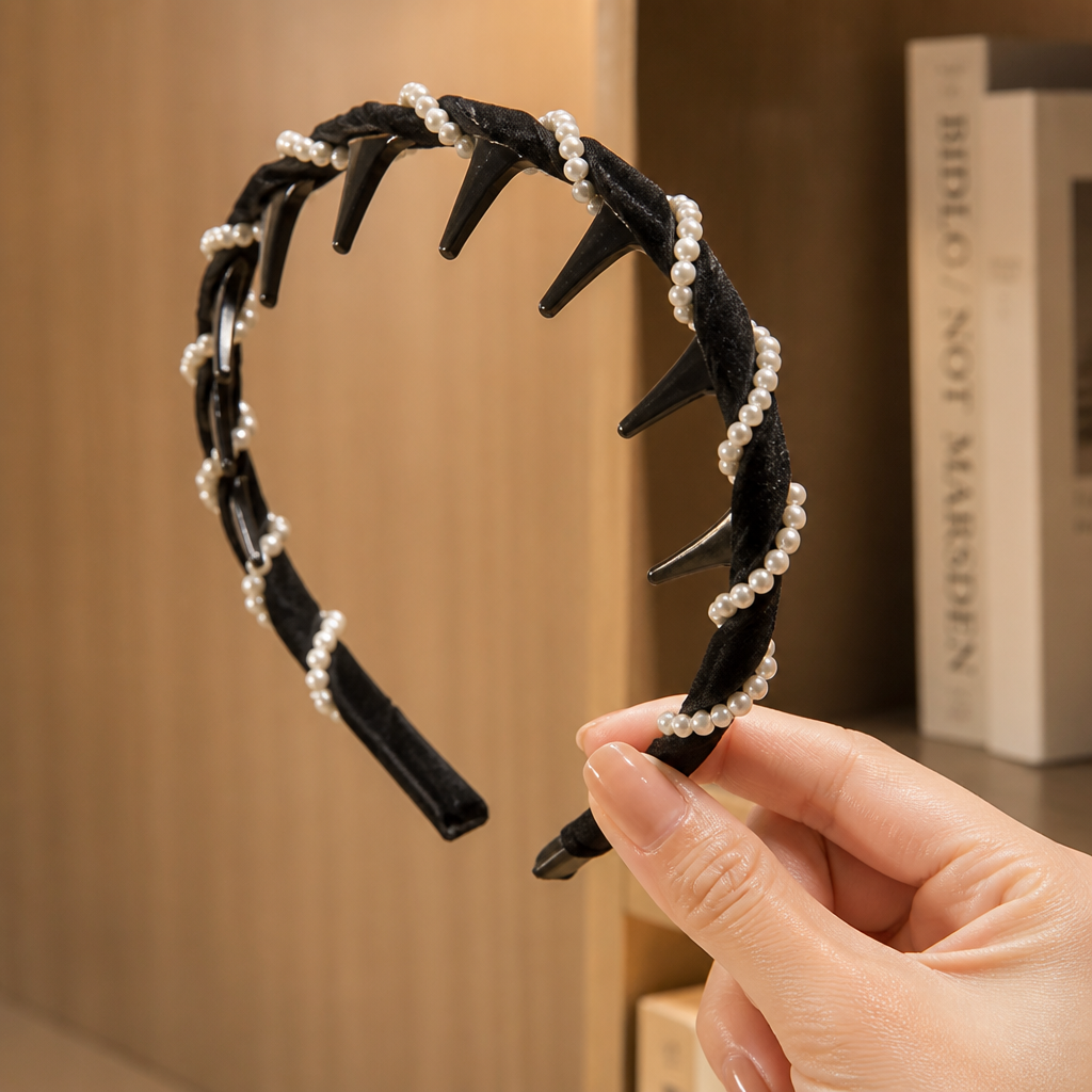 LumaPearl™ — Slide It On for Instant Crown Volume and a Slimmer V-Face