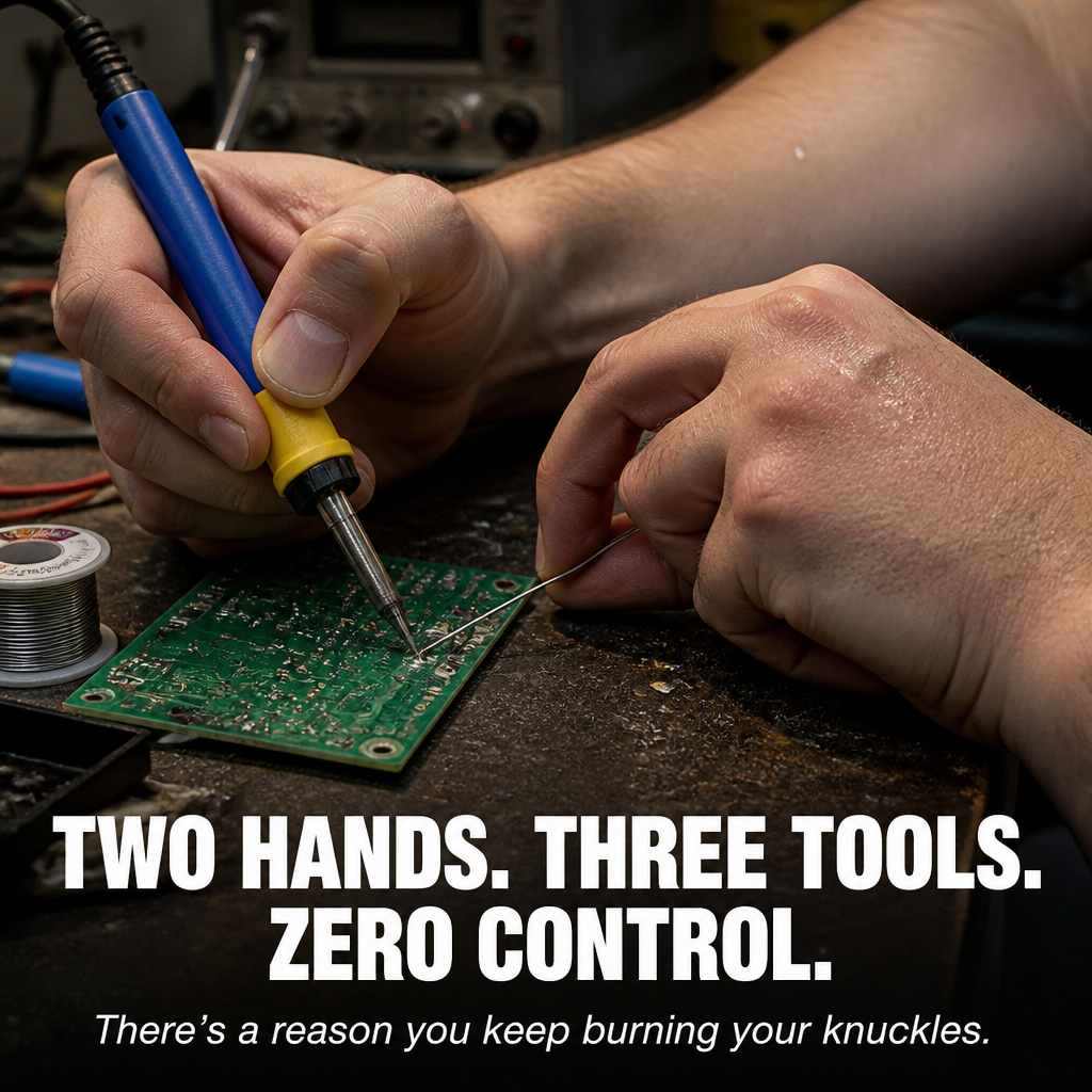 FluxPro™ — Solder One-Handed in 30 Seconds With Auto-Feed Trigger