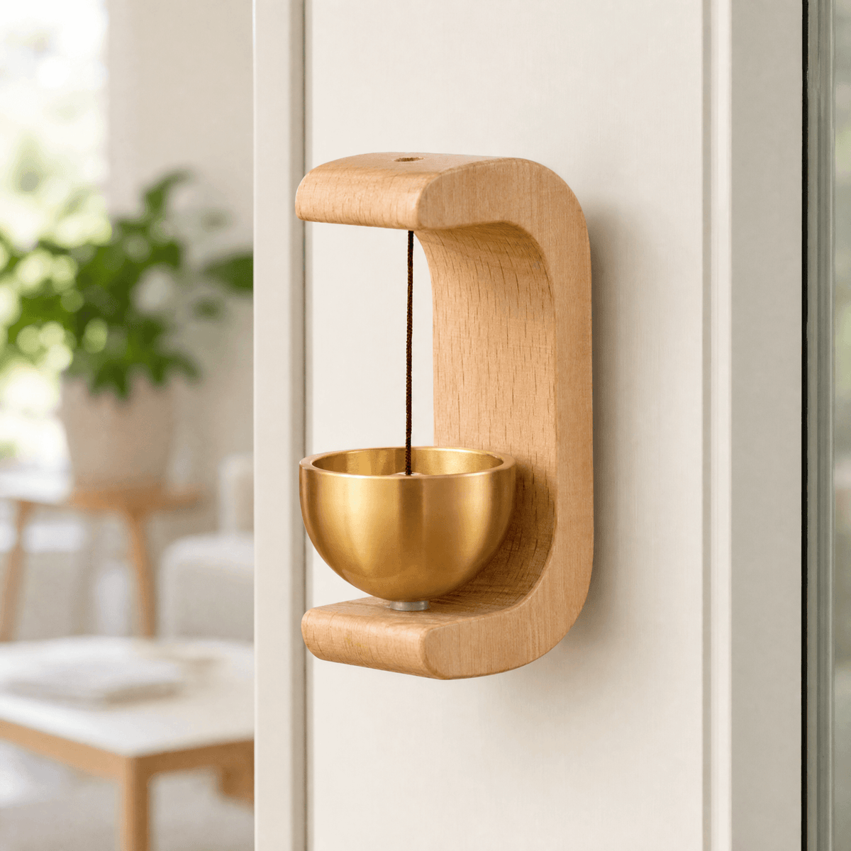 Zenvane – Wooden Energy Cleansing Door Chime Walnut
