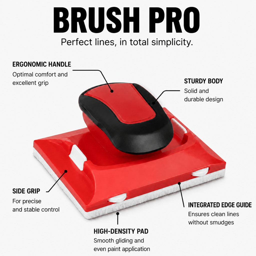 BrushPro — Paint Flawless, Sharp Lines Faster Than Ever Before