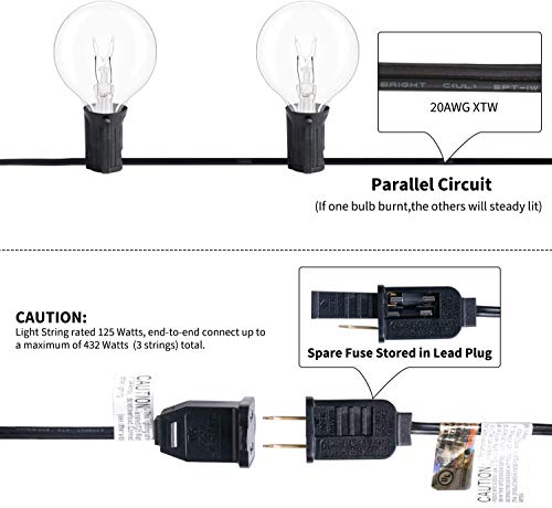 Waterproof Outdoor Hanging Light for Backyard Wedding Decorations