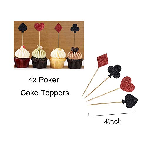 95pcs Casino Party Decorations Game Night Balloons Garland