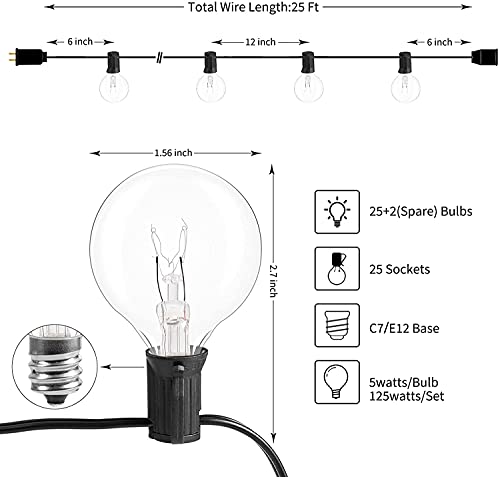 Waterproof Outdoor Hanging Light for Backyard Wedding Decorations