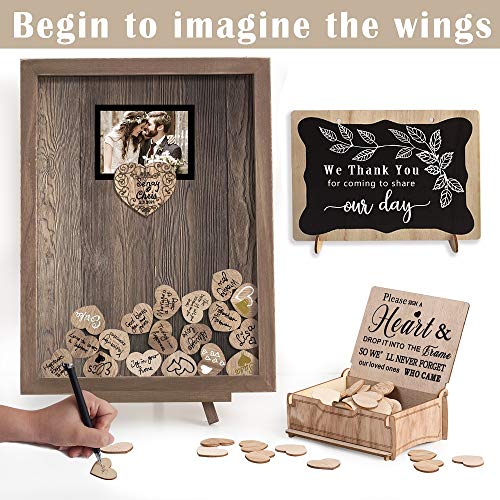 Personalized Wedding Guest Book Alternative for Rustic Wedding Decorations