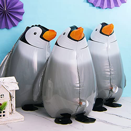 9 Pieces Penguin Walking Balloons Animal Jumbo Balloon for Birthday Party