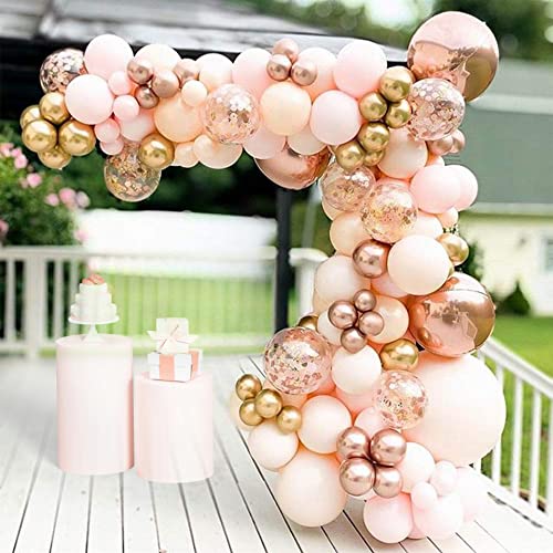 136pcs Macaroon Orange Balloon Garland Arch for Wedding Baby Shower Decorations