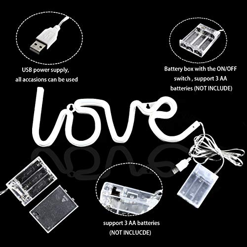 Love Neon Sign-LED Neon Signs for Wedding Backdrop Christmas