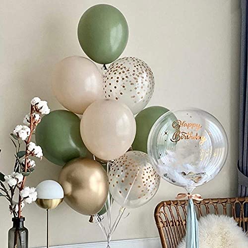 139PCS Olive Green Balloon Garland Arch Kit for Wedding Birthday Balloons