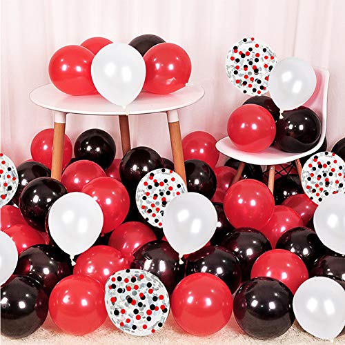 DIY Red Black White Balloon Garland Arch Kit - Red White Black Party B –  Partyhoorayco