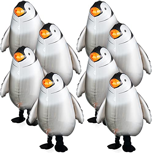 9 Pieces Penguin Walking Balloons Animal Jumbo Balloon for Birthday Party