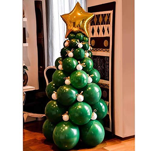 96 Pcs Christmas Balloon Garland Arch kit with Christmas tree for Christmas Party Decorations