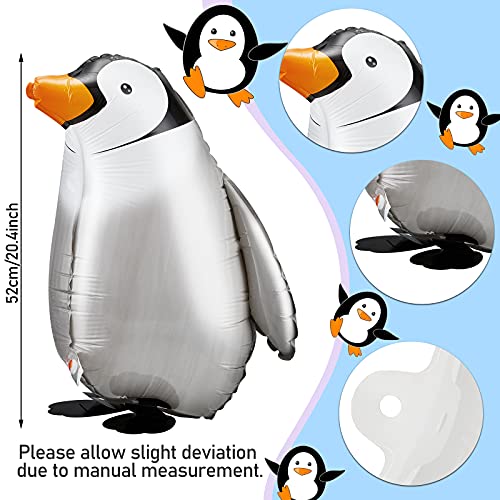 9 Pieces Penguin Walking Balloons Animal Jumbo Balloon for Birthday Party