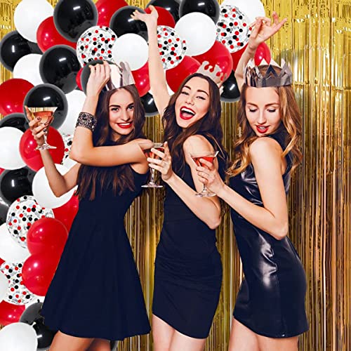 DIY Red Black White Balloon Garland Arch Kit - Red White Black Party B –  Partyhoorayco