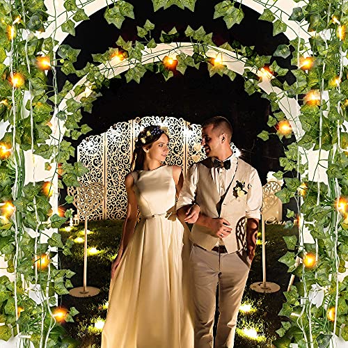 84Ft 12 Pack Artificial Ivy Garland for Bedroom Garden Wedding Party Decor