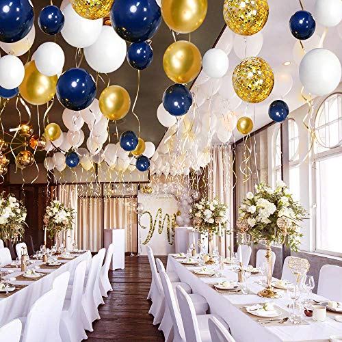 120pcs Navy Blue Balloons Garland Kit for Wedding and Birthday Decorations