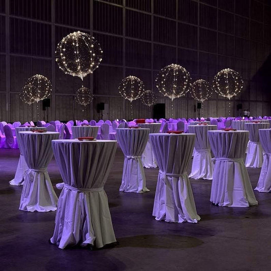 Reusable Led Balloons for Quinceañera/Sweet 16/Graduation/Euphoria Party Decor